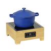Cal-Mil 23178-21 Sydney 22in x 14in x 13"H Oak Induction Unit 