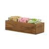 Cal-Mil 23183-3-78 Sydney 12.75in x 5in x 7.5"H Walnut Condiment Organizer 