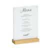 Cal-Mil 23185-811-21 Sydney 8.5in x 3in x 12.25"H Oak Card Holder - 6 Each 