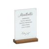 Cal-Mil 23185-811-78 Sydney 8.5in x 3in x 12.25"H Walnut Card Holder - 6 Each 