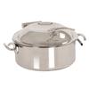 Cal-Mil 23406-49 13in Dia. x 8"H Silver 5l Induction Pot 