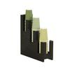Cal-Mil 23434-13 Brooklyn 5in x 13in Wood 3-Section Vertical Cup Holder 