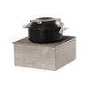 Cal-Mil 23453-110 16in x 16in x 8"H Aspen Chafing Dish Stand 