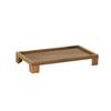 Cal-Mil 23600-3-78 Sydney 12in x 20in x 3.25"H Walnut Display Riser 