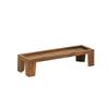 Cal-Mil 23602-6-78 Sydney 6in x 20in x 6"H Walnut Display Riser 
