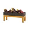 Cal-Mil 23605-6-130 Brooklyn 20in x 6in x 6"H Antique Brass Metal Display Riser 