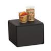 Cal-Mil 23704-9-13 12in x 12in x 9"H Black Metal Square Display Riser 