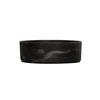 Cal-Mil 23738-10-124 10in Dia. x 3.25"H Black Marble Resin Bowl 