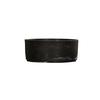 Cal-Mil 23738-8-124 8in Dia. x 3.25"H Black Marble Resin Bowl 
