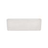 Cal-Mil 23739-10-126 10in x 10in x 3.25"H White Marble Resin Square Bowl 