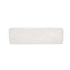 Cal-Mil 23739-12-126 12in x 12in x 3.25"H White Marble Resin Square Bowl 