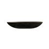 Cal-Mil 23740-14-124 14in Dia. x 2.5"H Black Marble Resin Coupe Bowl - 6 Each 
