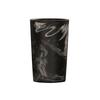 Cal-Mil 23742-4-124 3.75in Dia. x 5.75"H Black Marble Resin Flatware Holder 