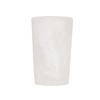 Cal-Mil 23742-4-126 3.75in Dia. x 5.75"H White Marble Resin Flatware Holder 