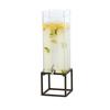Cal-Mil 23750-3-13 Milo 8.25inx 8.25in x 25.75in Clear 3-Gallon Beverage Dispenser 