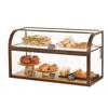 Cal-Mil 23754-84 Sierra 42in x 17in Stained Oak Arched Display Case 