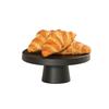 Cal-Mil 23755-104-13 10.25in Dia. x 4.25"H Black Melamine Display Pedestal 