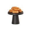 Cal-Mil 23755-107-13 10.25in Dia. x 7.5"H Black Melamine Display Pedestal 