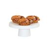 Cal-Mil 23755-124-15 12.25in Dia. x 4.25"H White Melamine Display Pedestal 