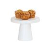 Cal-Mil 23755-127-15 12.25in Dia. x 7.25"H White Melamine Display Pedestal 