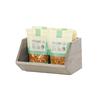 Cal-Mil 23762-9-110 Aspen 12in x 9in x 7in Grey-Stained Angled Wood Box 