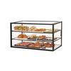 Cal-Mil 23765-3-13 Onyx 42in x 24in x 23"H White Composite 3-Tier Display Case 