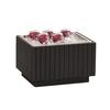 Cal-Mil 23784-10-13 Brooklyn 10in x 12in x 7"H Textured Wood Ice Display 