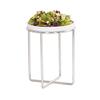 Cal-Mil 23791-10-49 8in Dia. x 10"H Chrome Wire Display Riser 