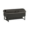 Cal-Mil 23793-13 Brooklyn 23in x 15in x 13"H Chafing Dish with Grooved Design 