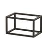 Cal-Mil 23800-6-13 6in x 10in x 6"H Black Metal Open Frame Display Riser 