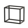 Cal-Mil 23800-9-13 6in x 10in x 9"H Black Metal Open Frame Display Riser 