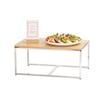 Cal-Mil 23801-1220-49 12in x 20in x 9"H Chrome Finish Open Frame Display Riser 