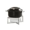 Cal-Mil 23803-49 Milo 11in x 11in x 5.5"H Chrome Finish Chafing Dish 