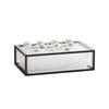 Cal-Mil 23805-12-13 Milo 12in x 20in x 7"H Black Metal Ice Display 