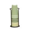 Cal-Mil 23806-13 Milo 4.5in x 4.5in x 8.5"H Black Wire Cup & Lid Holder 