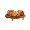 Cal-Mil 23812-78 Sydney 12.25in x 12.25in x 1"H Walnut Serving Board 