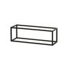Cal-Mil 23814-6-13 Milo 20in x 6in x 6"H Black Metal Open Frame Display Riser 