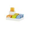 Cal-Mil 23818-15 Classic 8.75in x 6in x 4.25in White Plastic Packet Holder 