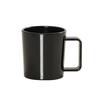 Cal-Mil 23821-13 12oz Black Melamine Stackable Coffee Mug 