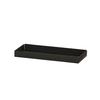 Cal-Mil 23824-13 Onyx 4.5in x 11.25in x 1"H Black Metal Condiment Organizer 