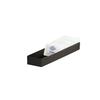 Cal-Mil 23826-13 Onyx 9in x 2.25in x 1"H Black Metal Condiment Organizer 