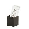 Cal-Mil 23829-13 Onyx 2.25in x 2.25in x 2.5"H Black Metal Condiment Organizer 