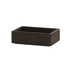 Cal-Mil 23842-3-13 Brooklyn 6.5in x 10in x 3"H Black Smallware Box 