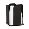 Cal-Mil 23845-13 Onyx 9.75in Dia. x 12.5"H Black Metal Revolving Cup Holder 