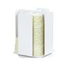 Cal-Mil 23845-15 Juno 9.75in Dia. x 12.5in White Metal Revolving Cup Holder 