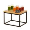 Cal-Mil 23853-9-13 Milo 10in x 12in x 9"H Black Metal Display Riser 