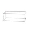 Cal-Mil 23854-6-49 Milo 12in x 20in x 6"H Chrome-Plated Metal Display Riser 
