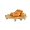 Cal-Mil 23857-12-21 Milo 12in x 12in x 2.5"H Oak Display Riser with Acrylic Feet 