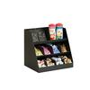 Cal-Mil 24068-13 16in x 12in x 15"H Black Plastic Silverware Holder 