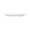Cal-Mil 24112-11-15 Nova 11in Dia. x 1.25"H White Melamine Plate - 6 Each 